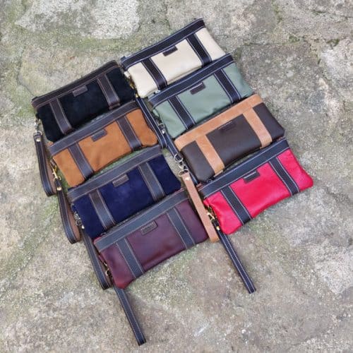 bolso de mano, hombre, mujer, distintos colores