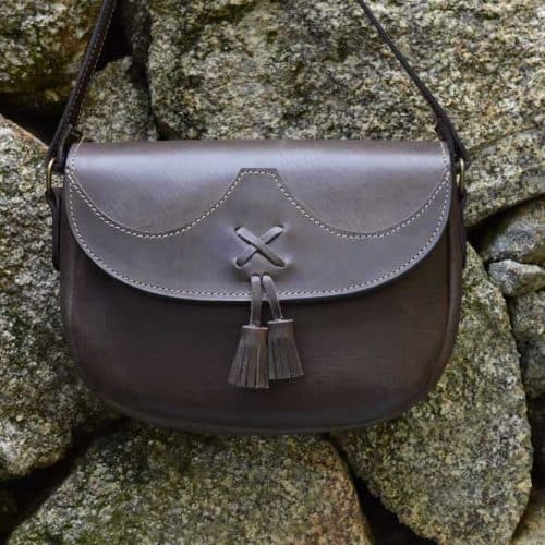 bolso campero de cuero