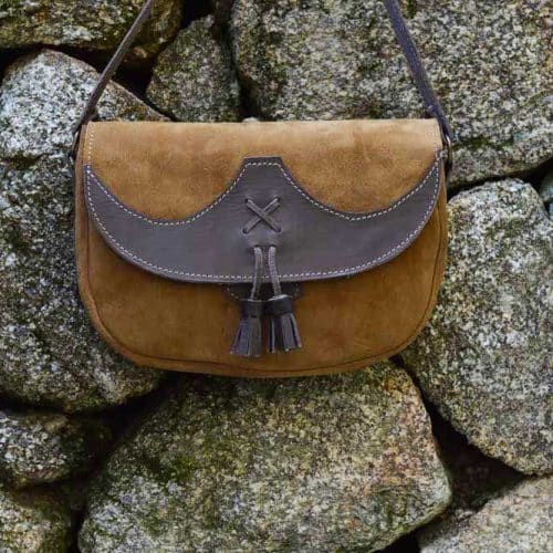 bolso campero de cuero
