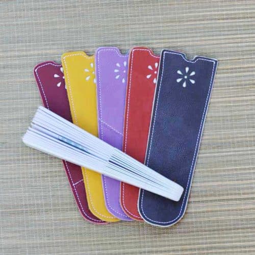 abanico, fundas abanicos, cuero, piel, artesania, hecho a mano