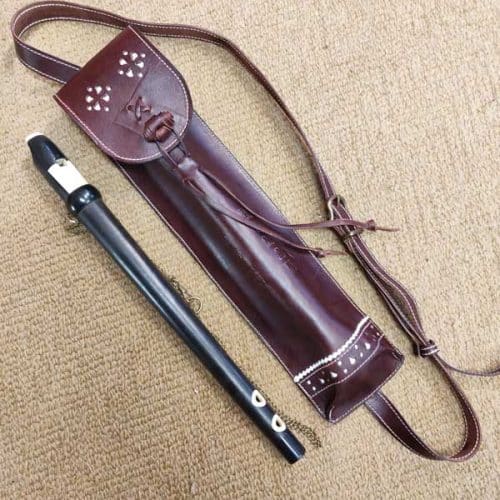 fundas para flautas y gaitillas, piel y cuero, regalos personalizados