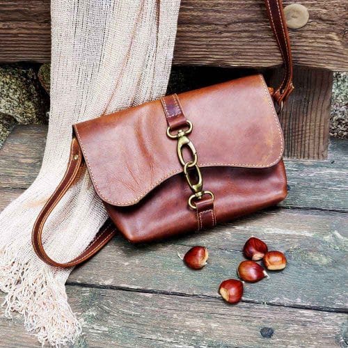 bolso modelo Milán, bolso de cuero