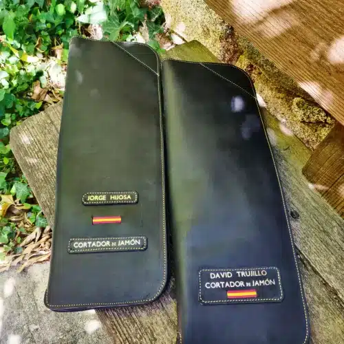 Estuche portacuchillos personalizados con cremallera para cortadores de jamon